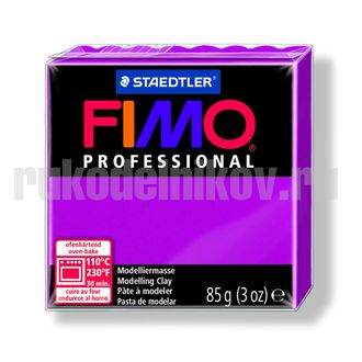 Пластика (запекаемая) Fimo Professional, цвет-чисто-пурпурный(8004-210), вес-85 гр