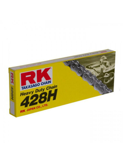 Цепь RK 428H-140 для мотоциклов до 200 (без сальников)