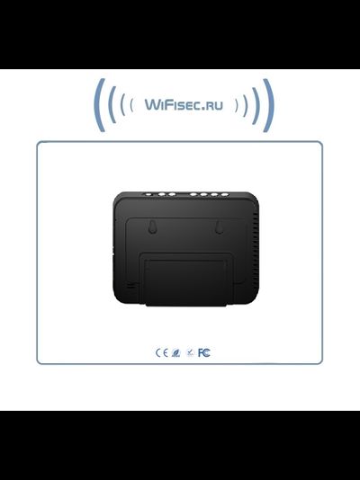 IP видеоняня WiFi (Настольные часы - метеостанция с внешним датчиком температуры, охранная видеокамера) с аккумулятором и с DVR, Full HD 1 Mp (HDSmartIPC)