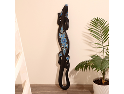 Модель № W163: панно &quot;Геккон&quot; из дерева албезии