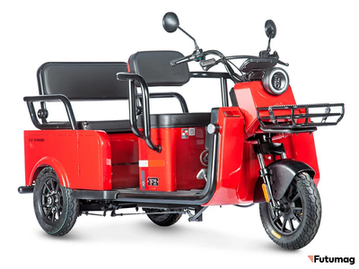 Электротрицикл Wanshida LC-F200 60V 1000Вт красный