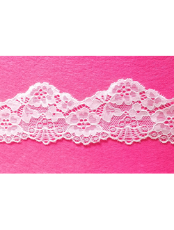 Кружевная тесьма стрейч, 58 мм, арт. ST61006