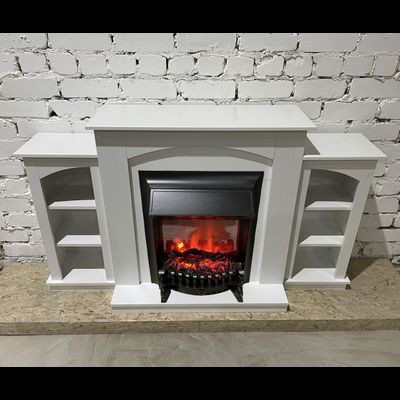 Электрокамин Скандинавия LUX WT с очагом Fobos