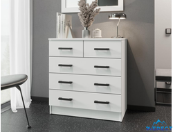 КОМОД "К800-3/2" 800*830*440 ( белый гладкий )