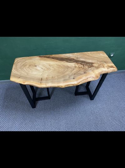 консоль из слэба карагача на ножках