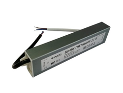 APEYRON Блок питания для светодиодной ленты 24V 60W IP67 2.5А алюм 170x40x22 импульс 03-112