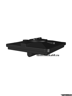 Бак для летнего душа черный 120 240 л плоский