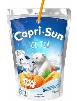 Фруктовый сок Капри-Сан Айс Ти 200мл (10)*4