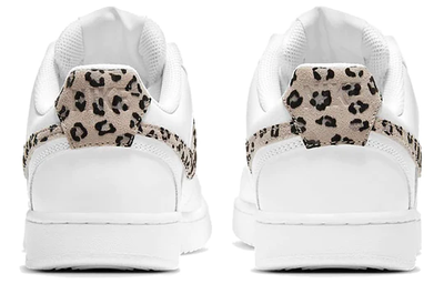 Заказать с официального сайта белые Кроссовки Nike Court Vision Leopard Swoosh DD9665-100