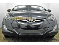 Защита радиатора Hyundai Elantra V (MD) 2011-2014 black PREMIUM