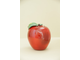 Яблоко с листом (красное)