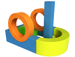 Детский мягкий игровой комплекс ROMANA «Пароход» ДМФ-МК-09.76.02