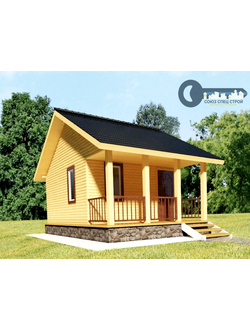 Б-08  ГАБАРИТНЫЕ РАЗМЕРЫ: (6Х4М) 1 ЭТАЖ, ОБЩАЯ ПЛОЩАДЬ: 24М²