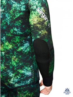 Гидрокостюм неопрен 7мм Sargan "СТАЛКЕР 2.0" камо GalaxyAPE/06 р.L-52