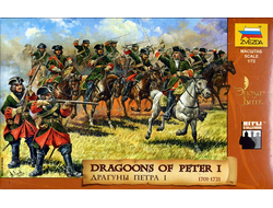 Сборная модель: (Звезда 8072) Драгуны Петра I