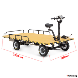 Платформенная электротележка RuTrike СКЛАД 2500 NEW