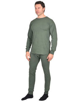 Бельё нательное трикотажное (лето), оливковые тона, 100% х/б, Россия, ГОСТ