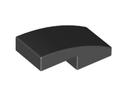 Slope, Curved 2 x 1 x 2/3, Black (11477 / 6047276)