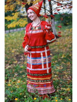 Русский народный женский костюм "Паневный комплекс"