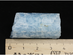 Берилл голубой (Аквамарин), кристалл, Россия, Забайкалье (36*19*18 мм, 24,4 г) №37871