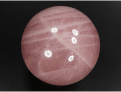 Шар Розовый кварц, Мадагаскар (49 мм, 168 г) №35387