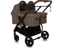 Коляска для двойни 2в1 Valco baby Snap Duo Trend Cappuccino