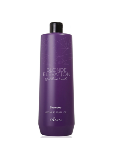 Kaaral BLONDE ELEVATION YELLOW SHAMPOO Антижелтый шампунь для волос, 1000 мл