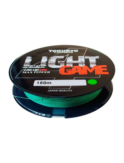 Плетёный шнур Tokuryo Light Game X4 Dark Green 1.0 PE 150 m