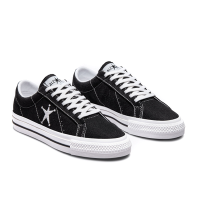 Заказать в Москве оригинальные кеды Converse Stussy One Star черные 173120C