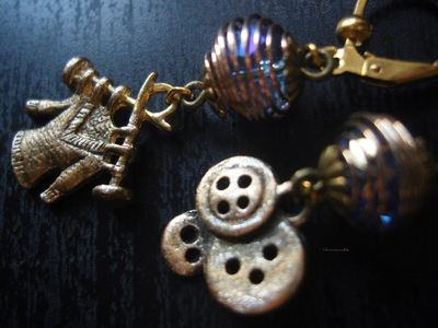 Серьги "Швейная магия"