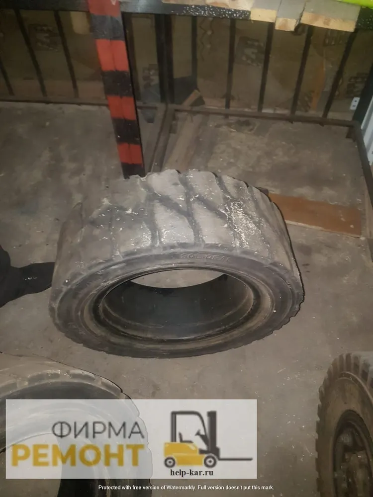 Ремонт колес погрузчика