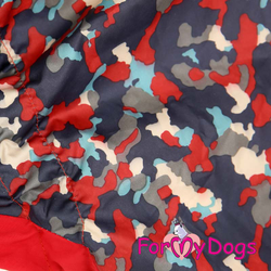 Дождевик Хаки красный