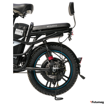 Электровелосипед Minako V.8 Pro черный