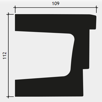 Архитрав 4.34.101 сборный - 112*109*2000мм