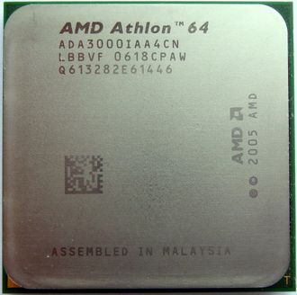 Процессор AMD Athlon 64 3000+ 1.8 Ghz socket AM2 (комиссионный товар)