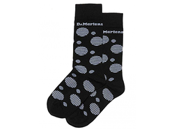 НОСКИ DR MARTENS POLKA DOT COTTON BLEND ЧЕРНЫЕ