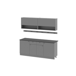 Кухонный Гарнитур "Энни" (2,0 м) Графит