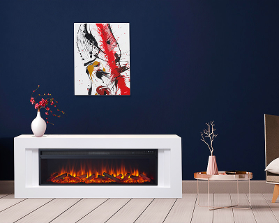 Линейный электрический камин Line