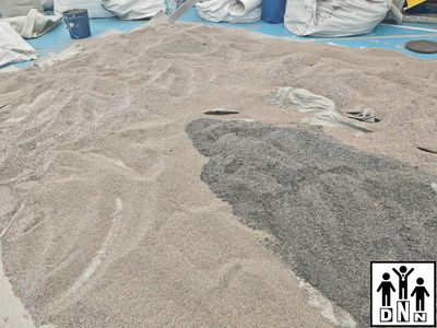 Резиновая крошка для боксёрской груши за упаковку ( 5 кг) DNN