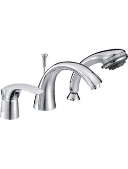 смеситель врезной на ванну 3-х позицион. D190401