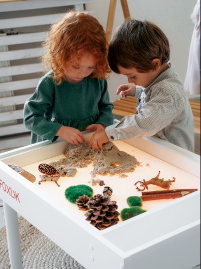 Световой стол-песочница 10-в-1 "Карта мира"