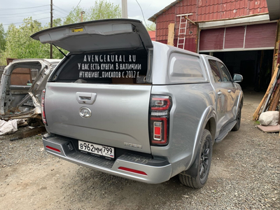 Стильный коммерческий кунг Sk3 для Грейт Вол Пуэр серебристого цвета от AVENGERURAL.RU