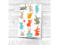 Картхолдер год Кролика №11