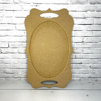 Поднос фигурный 390*240 мм заготовка для декупажа и росписи