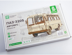 Деревянная модель: (Baumi 11105) Автобус ПАЗ-3205