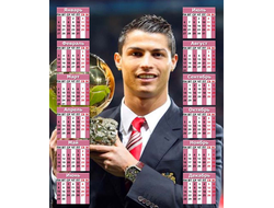Календарь настенный Криштиану Роналду, Cristiano Ronaldo №24