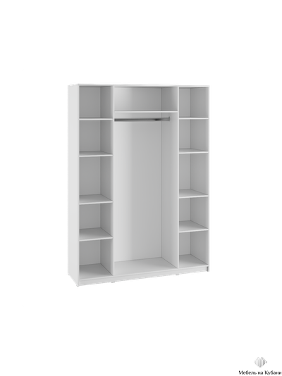 Бруно шкаф 1600 4-х ств (лдсп белый)