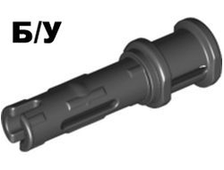 ! Б/У - Technic, Pin 3L with Friction Ridges and Stop Bush, Black (32054 / 3205426 / 4107742 / 4140801 / 6321745) - Б/У