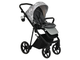 Коляска 3в1 Roan Sol Flowers Gray/Black (руч.Черная)