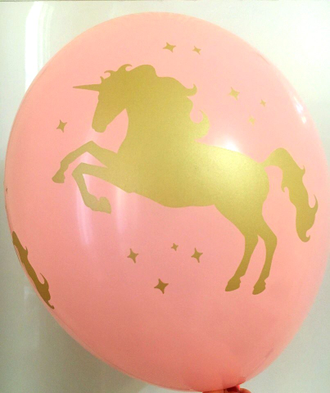 воздушный шар с рисунком единорога краснодар